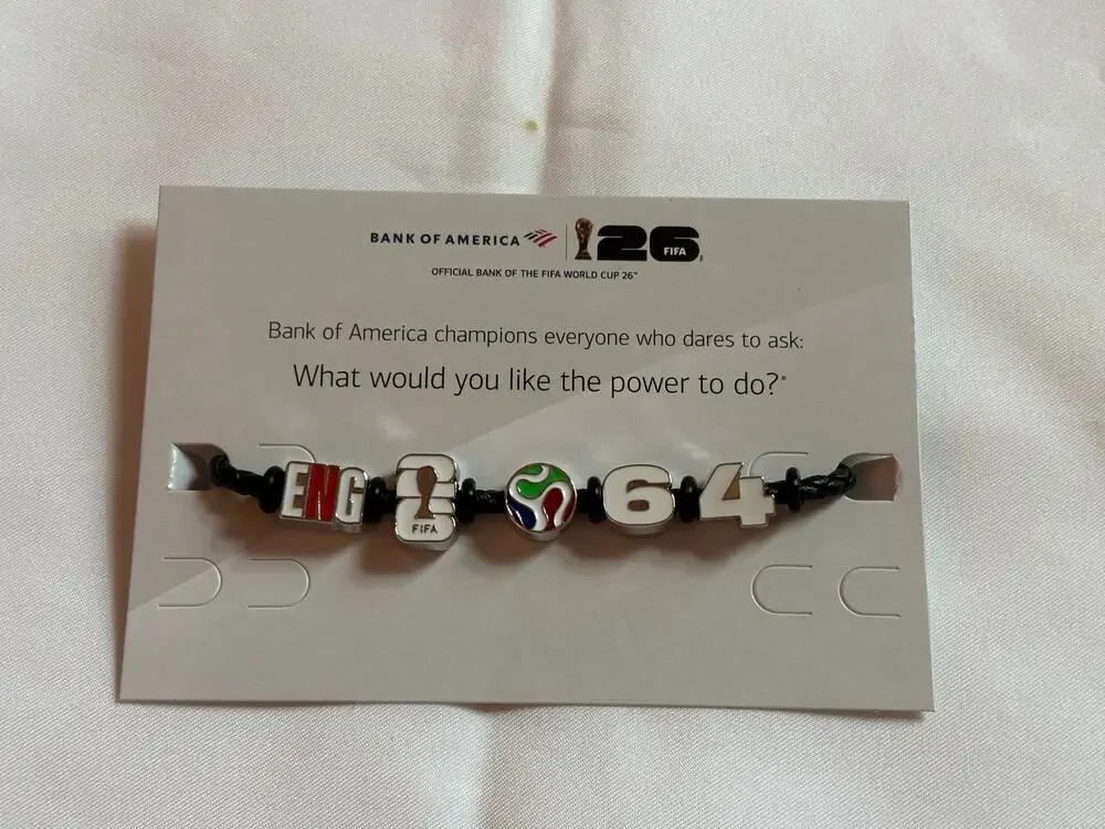 FIFA 2026 England 6-4 Commemorative Bracelet Small